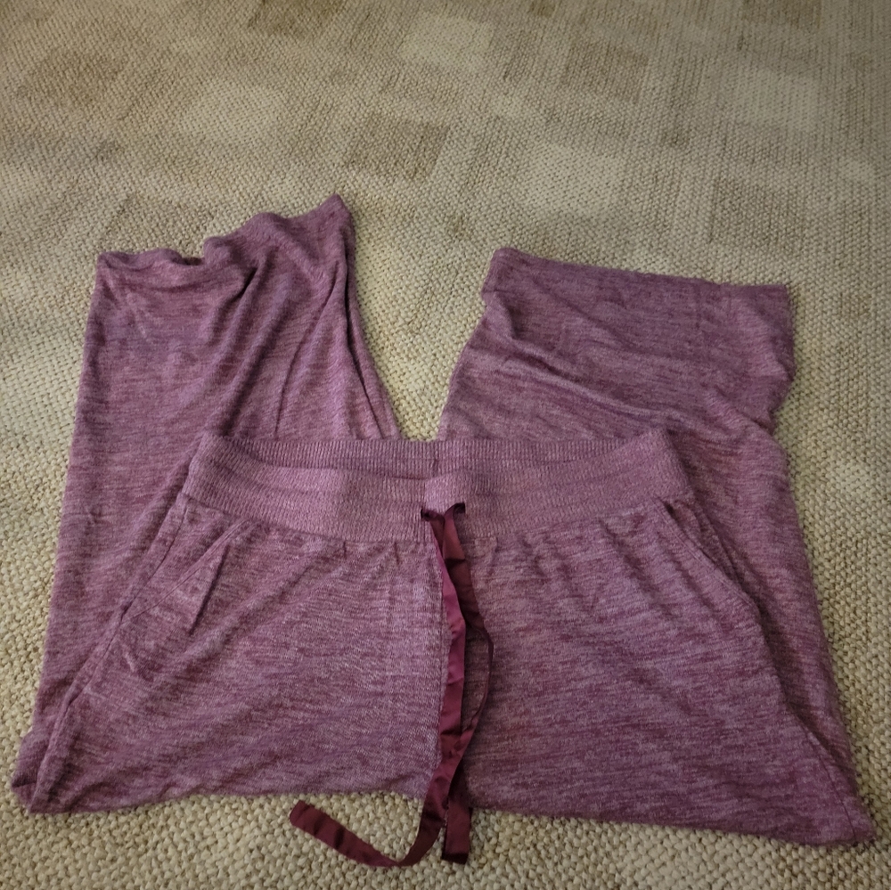 Wide leg lounge pants